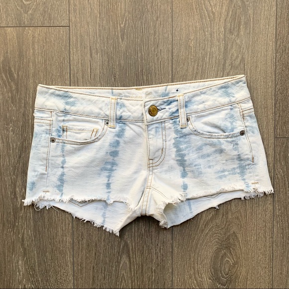 American Eagle Outfitters Pants - American Eagle Acid Wash Denim Shorts Size 0